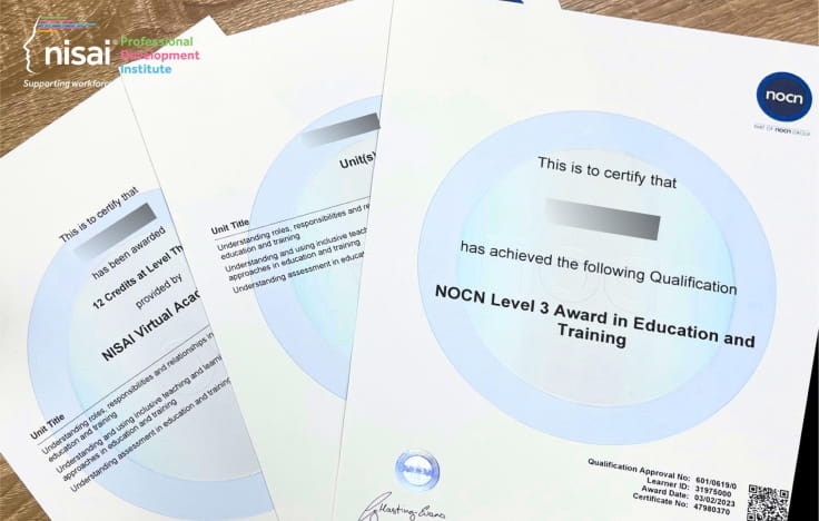 「国際教育者ライセンス取得コース（NOCN Diploma）」修了後には国際認定教育資格が取得できる