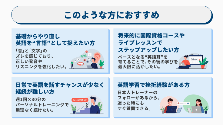 こんな方におすすめ！