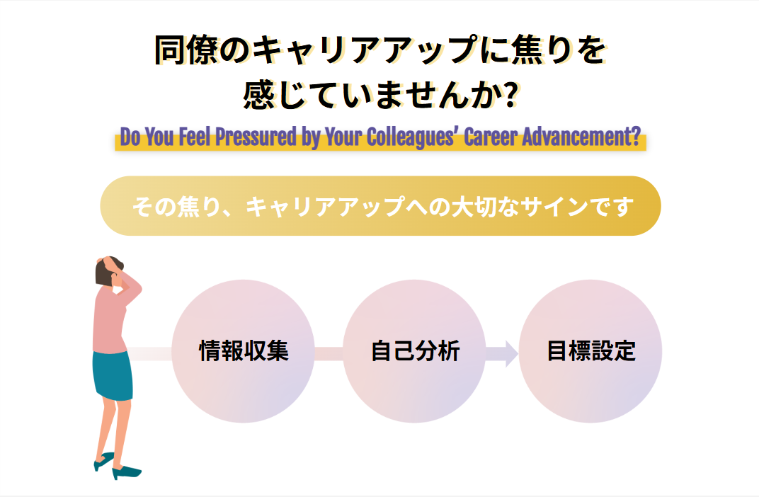 同僚のキャリアアップに焦りを感じていませんか