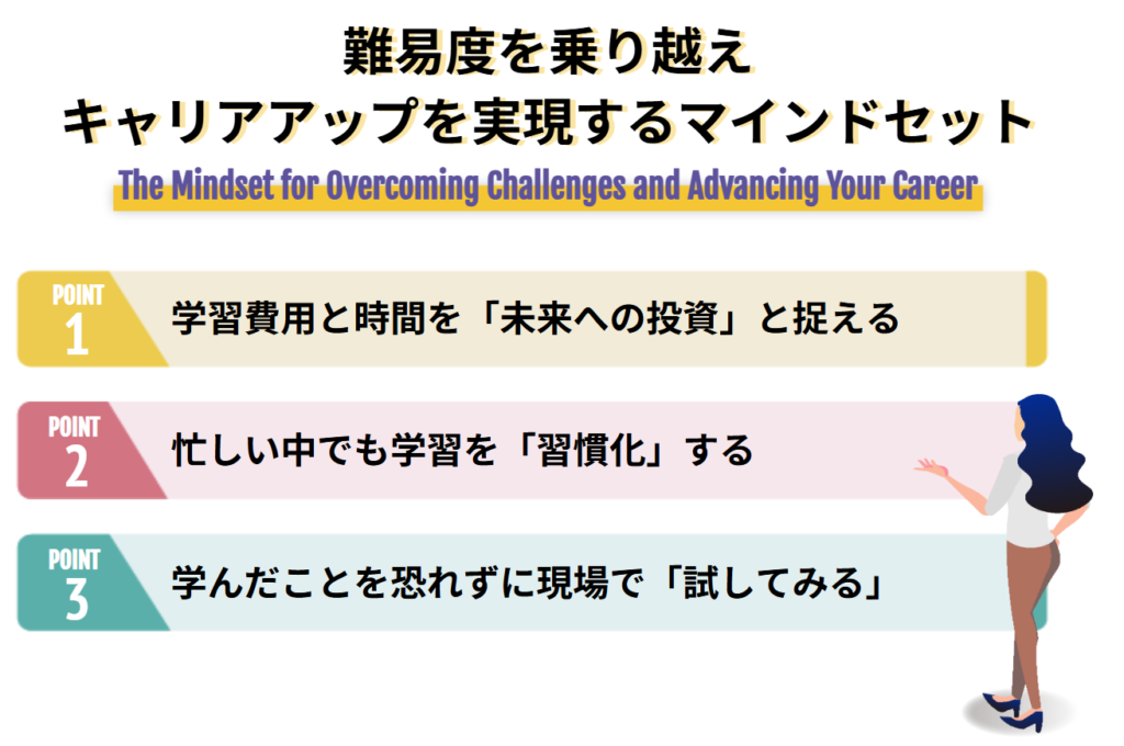難易度を乗り越えキャリアアップを実現するマインドセット