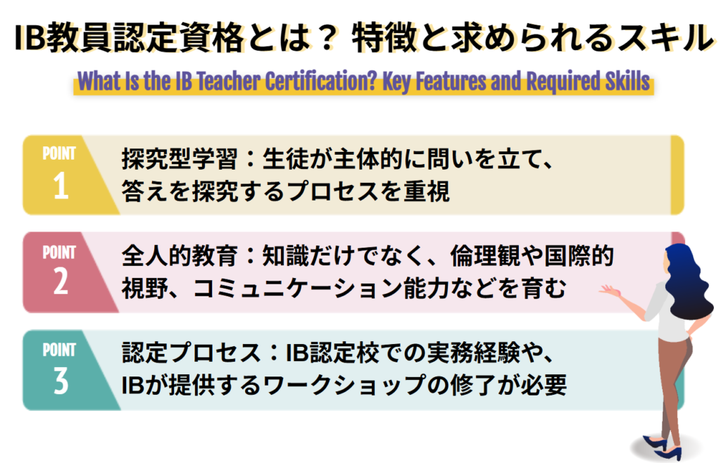 IB教員認定資格とは？ 特徴と求められるスキル