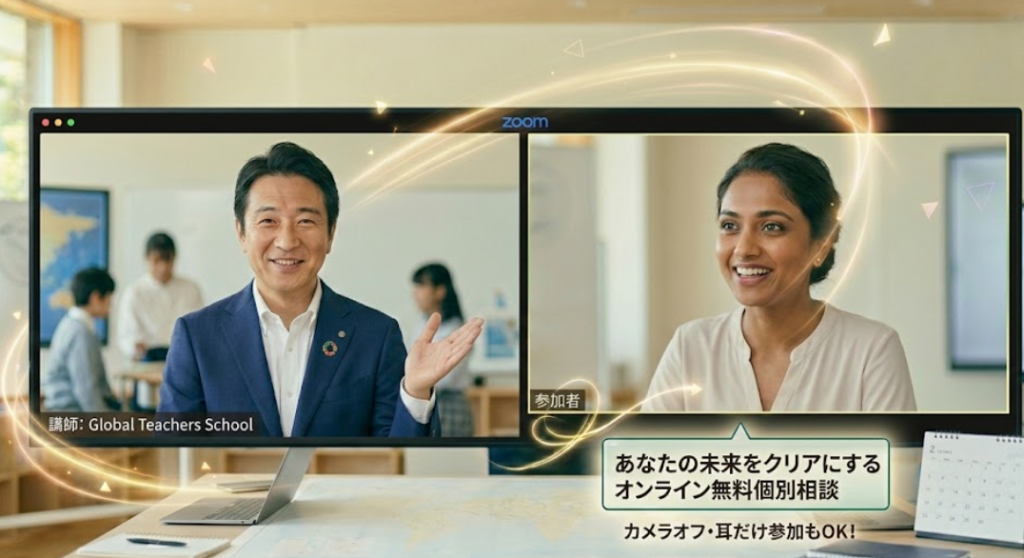 疑問を解消し未来を描くオンライン無料個別相談への招待