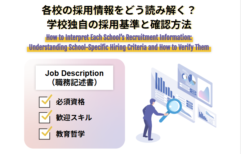 各校の採用情報をどう読み解く？学校独自の採用基準と確認方法