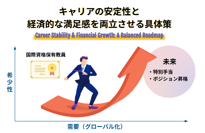 キャリアの安定性と経済的な満足感を両立させる具体策