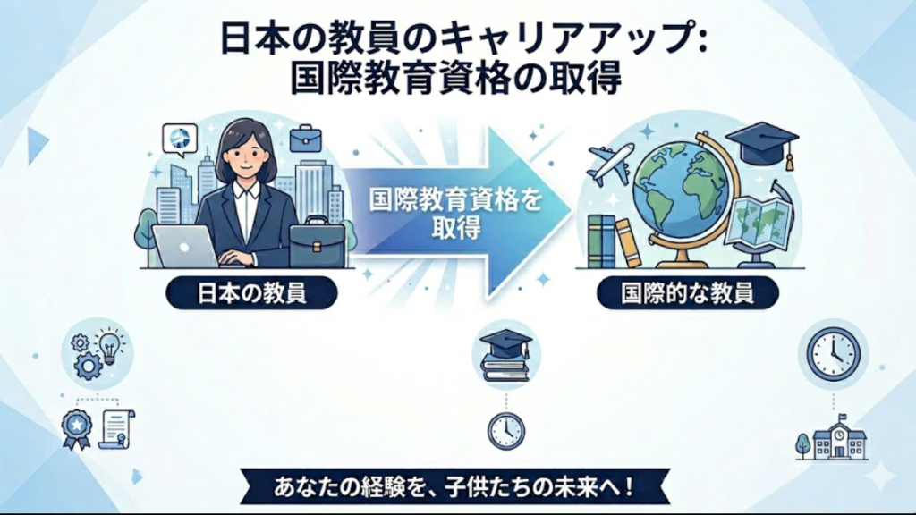 [ルート2] 現役教員が国際舞台へ グローバル資格でキャリアアップする道