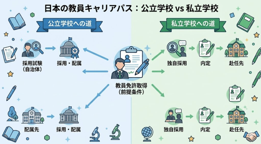 [免許ありの方] 公立・私立を目指す 教員採用試験の実践ステップ
