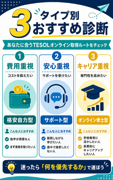 格安講座 サポート付き講座 オンライン修士を比較する
