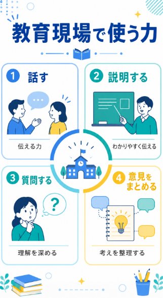 プレゼンテーションやディスカッションなど現場で使える力も伸ばせる
