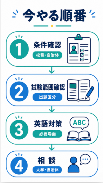 今すぐ完璧を目指すより取得条件と試験範囲の確認が先
