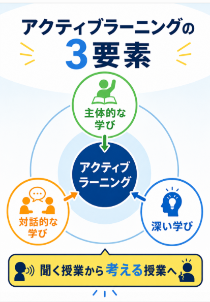アクティブラーニングとは主体的対話的で深い学びを実現する授業方法

