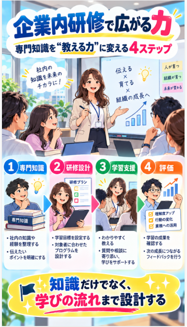 企業研修や社内教育を担当する人
