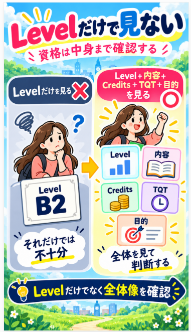 資格レベルだけで判断しない